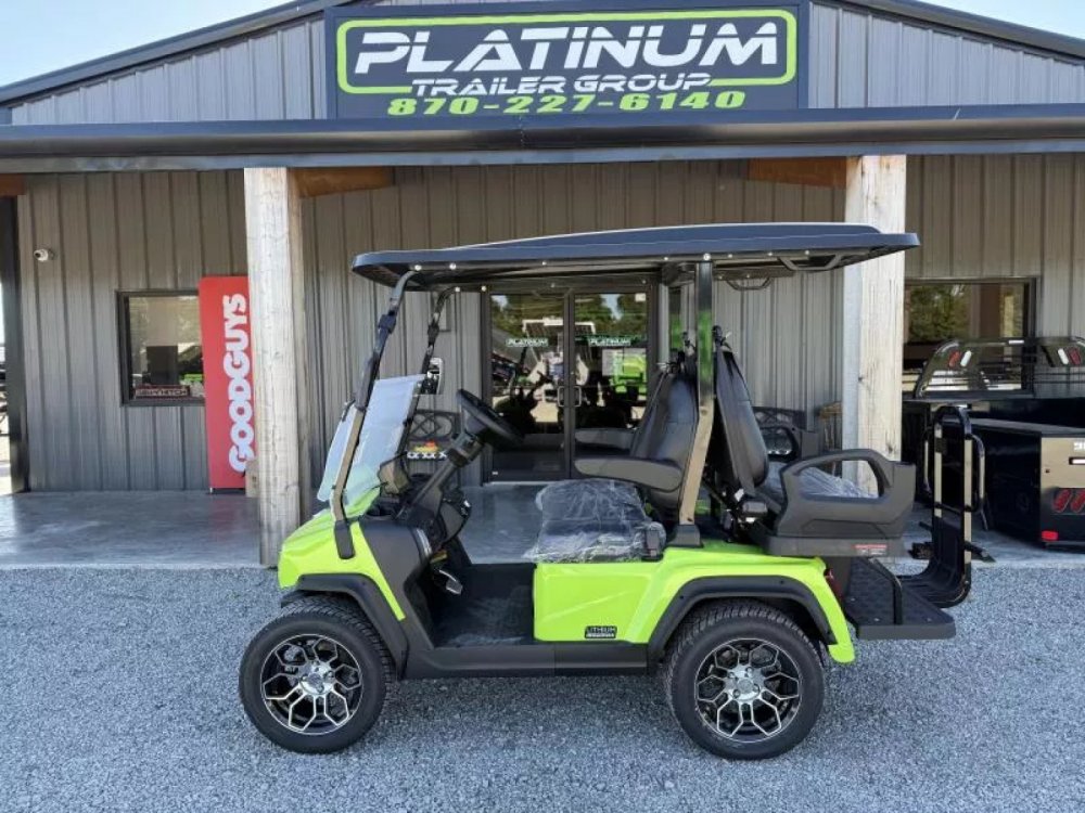 2025 Evolution D5 RANGER 2+2 LIME GREEN Golf Cart