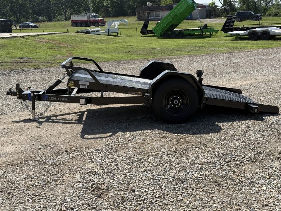 2026 Load Trail SH 77X12 / STEEL FLOOR / BRAKE AXLE / D-RINGS Scissor Hauler Equipment Trailer