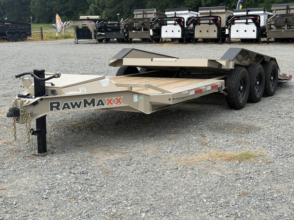 2026 RawMaxx G3X 102x24 21K GVWR Tilt Trailer