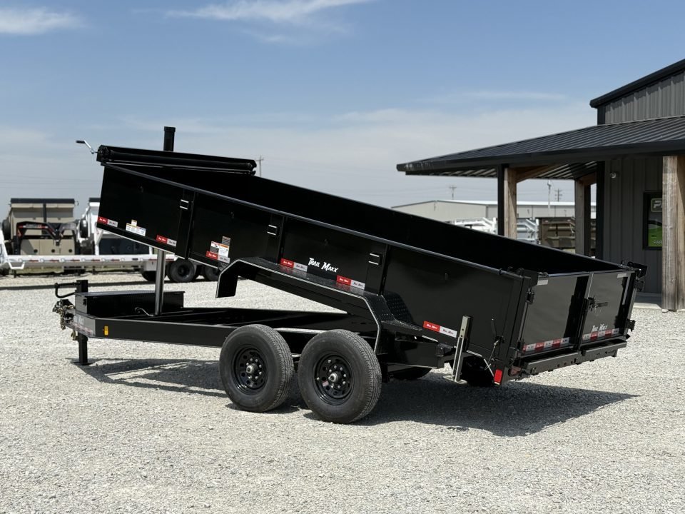 2026 Trail Maxx 83X16X2 TELESCOPIC DUMP W/REAR STABILIZER JACKS 14K GVWR Dump Trailer