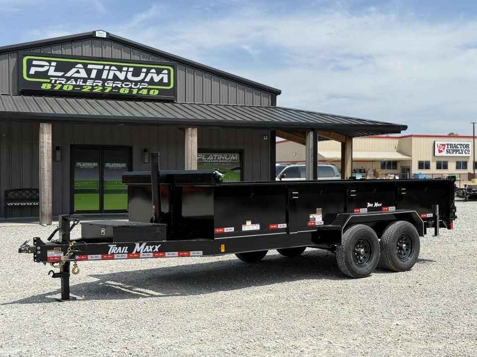 2026 Trail Maxx 83X16X2 TELESCOPIC DUMP W/REAR STABILIZER JACKS 14K GVWR Dump Trailer