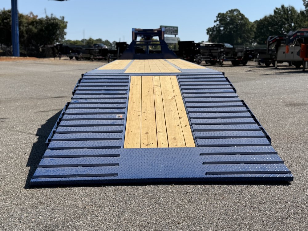 2027 Load Trail GL 102X40 25900 GVWR UNDER FRAME BRIDGE AND PIPE BRIDGE HYDRAULIC DOVETAIL Trailer