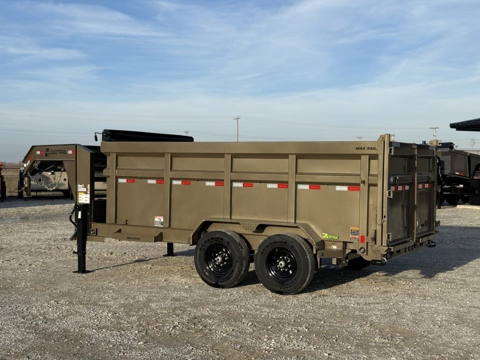 2026 Load Trail DG 83X14X4 GOOSENECK TELESCOPIC HIGH SIDE W/14 PLYS AND 7 GAUGE 14K GVWR Dump Traile
