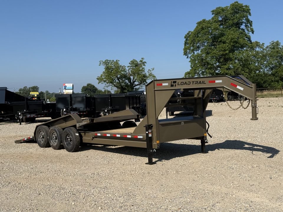 2027 Load Trail GN 83X24 / 8" I-BEAM / 14 PLY / WINCH PLATE / 21K GVWR / Equipment Trailer