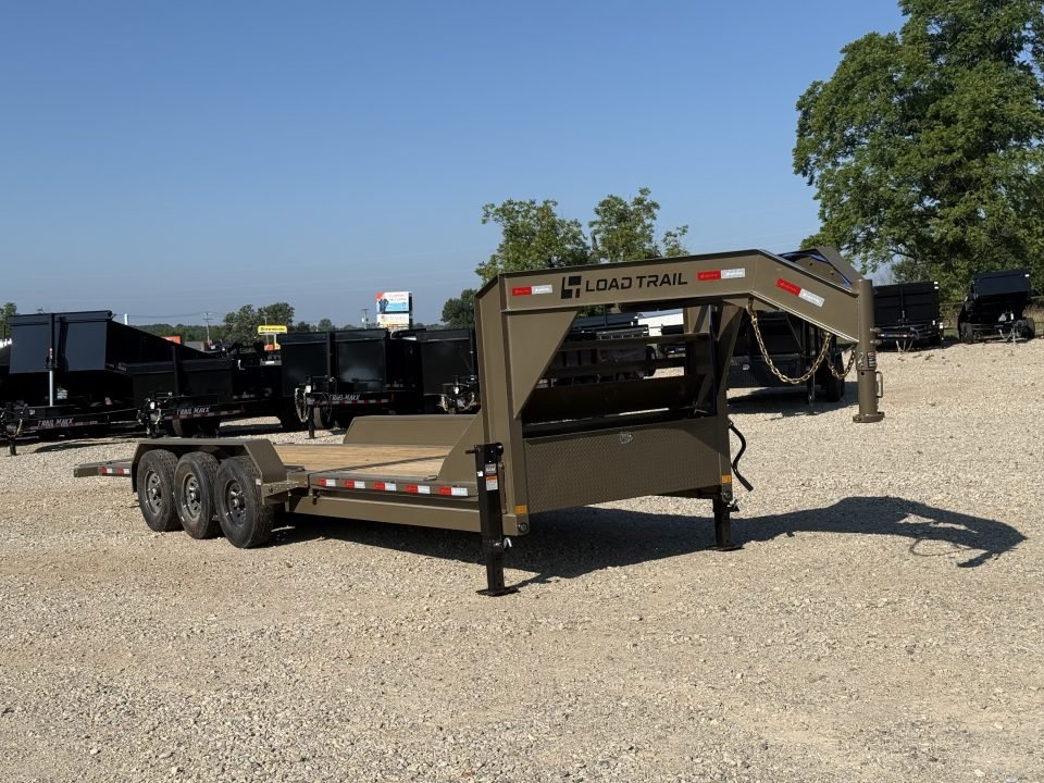 2027 Load Trail GN 83X24 / 8" I-BEAM / 14 PLY / WINCH PLATE / 21K GVWR / Equipment Trailer