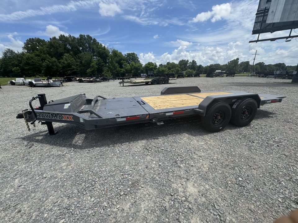 2026 RawMaxx G7X 83X20 / TILT TRAILER / TOOLBOX / SPARE TIRE MOUNT / 16K GVWR Tilt Trailer