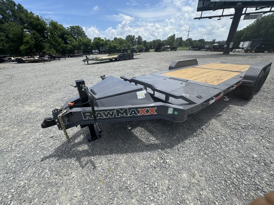 2026 RawMaxx G7X 83X20 / TILT TRAILER / TOOLBOX / SPARE TIRE MOUNT / 16K GVWR Tilt Trailer