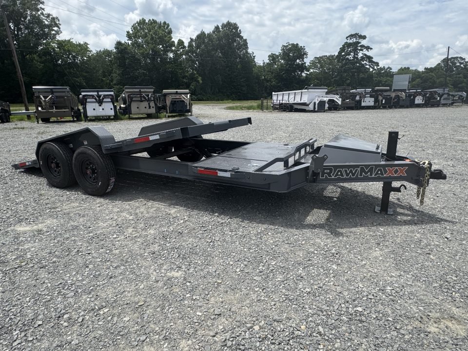 2026 RawMaxx G7X 83X20 / TILT TRAILER / TOOLBOX / SPARE TIRE MOUNT / 16K GVWR Tilt Trailer