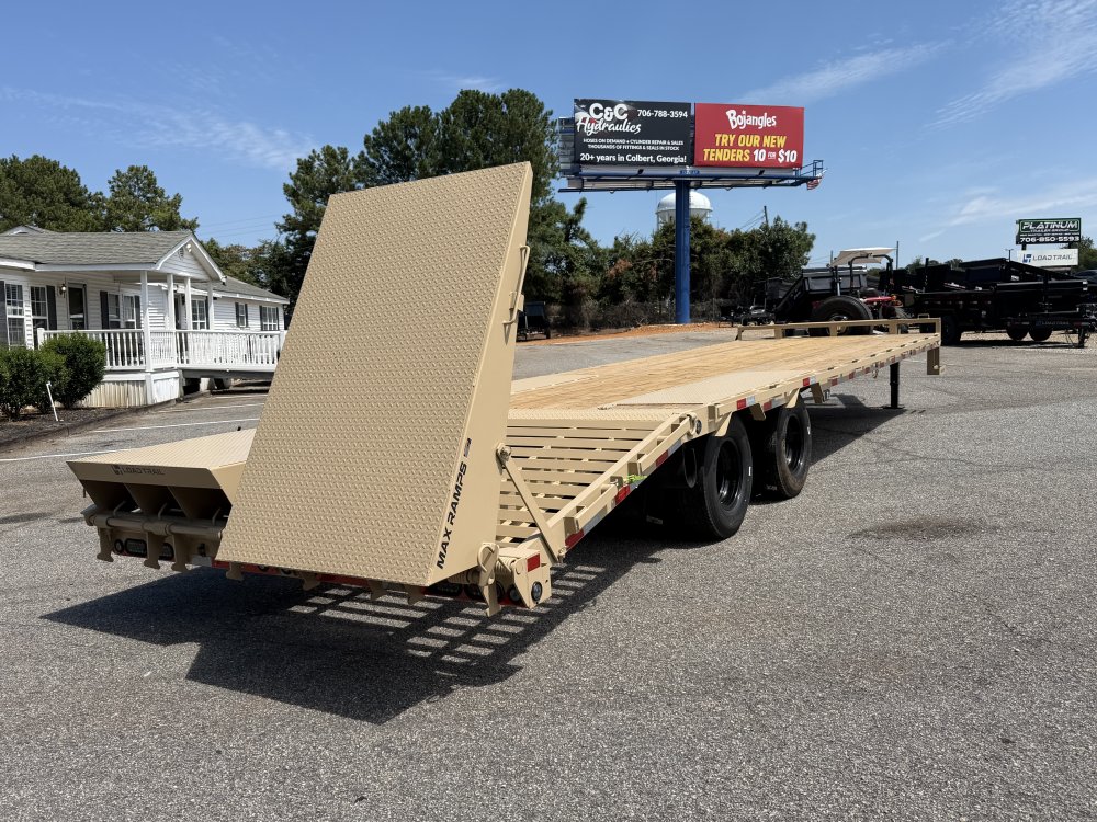 2027 Load Trail PP 102X30 24K GVWR 14 PLY TIRE MAX RAMP Deckover Trailer