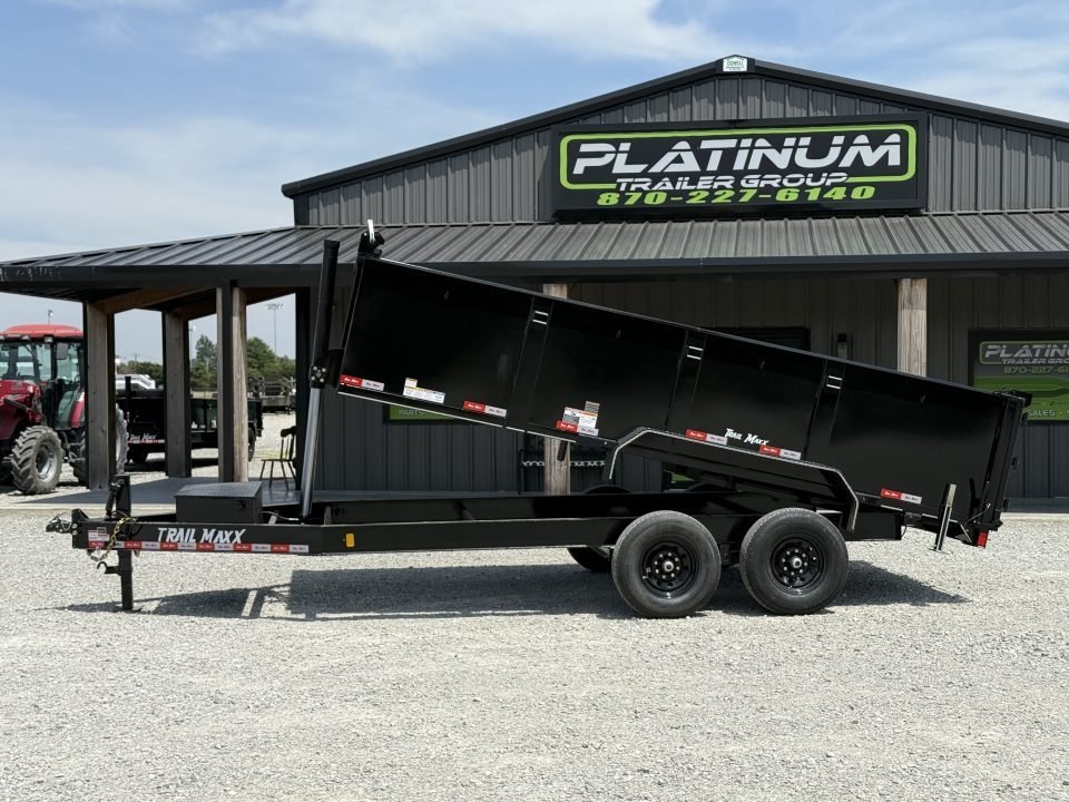 2026 Trail Maxx 83X16X3 TELESCOPIC DUMP W/REAR STABILIZER JACKS 14K GVWR Dump Trailer