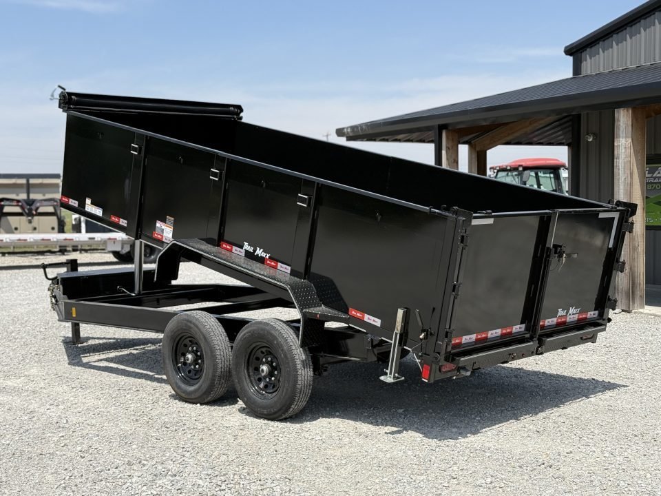 2026 Trail Maxx 83X16X3 TELESCOPIC DUMP W/REAR STABILIZER JACKS 14K GVWR Dump Trailer