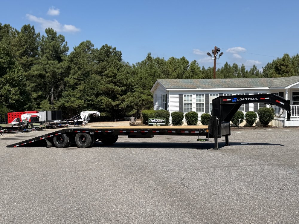 2027 Load Trail GL 102X34 25.9K 12' HYDRUALIC DOVETAIL 14PLY TIRES 4 BUTTON WIRELESS Flatbed Trailer