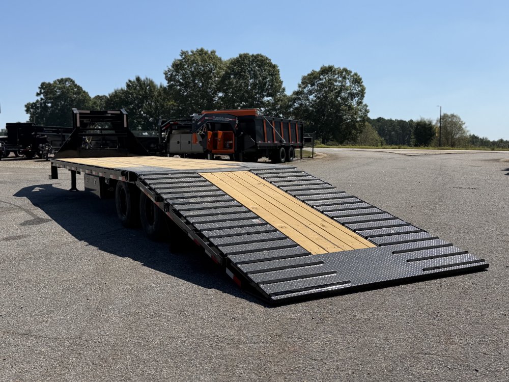 2027 Load Trail GL 102X34 25.9K 12' HYDRUALIC DOVETAIL 14PLY TIRES 4 BUTTON WIRELESS Flatbed Trailer