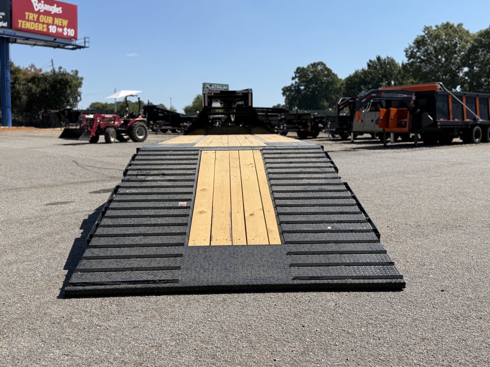 2027 Load Trail GL 102X34 25.9K 12' HYDRUALIC DOVETAIL 14PLY TIRES 4 BUTTON WIRELESS Flatbed Trailer