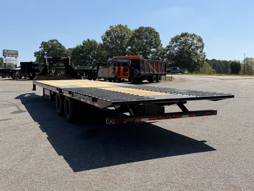 2027 Load Trail GL 102X34 25.9K 12' HYDRUALIC DOVETAIL 14PLY TIRES 4 BUTTON WIRELESS Flatbed Trailer