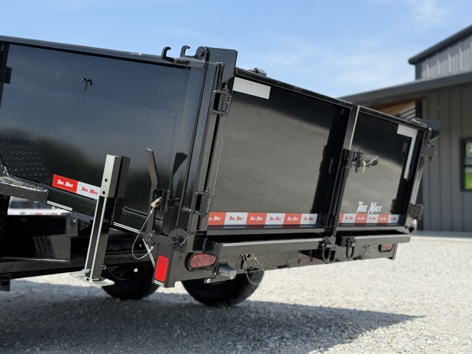 2026 Trail Maxx 83X16X2 GOOSENECK TELESCOPIC W/REAR STABILIZER JACKS 14K GVWR Dump Trailer