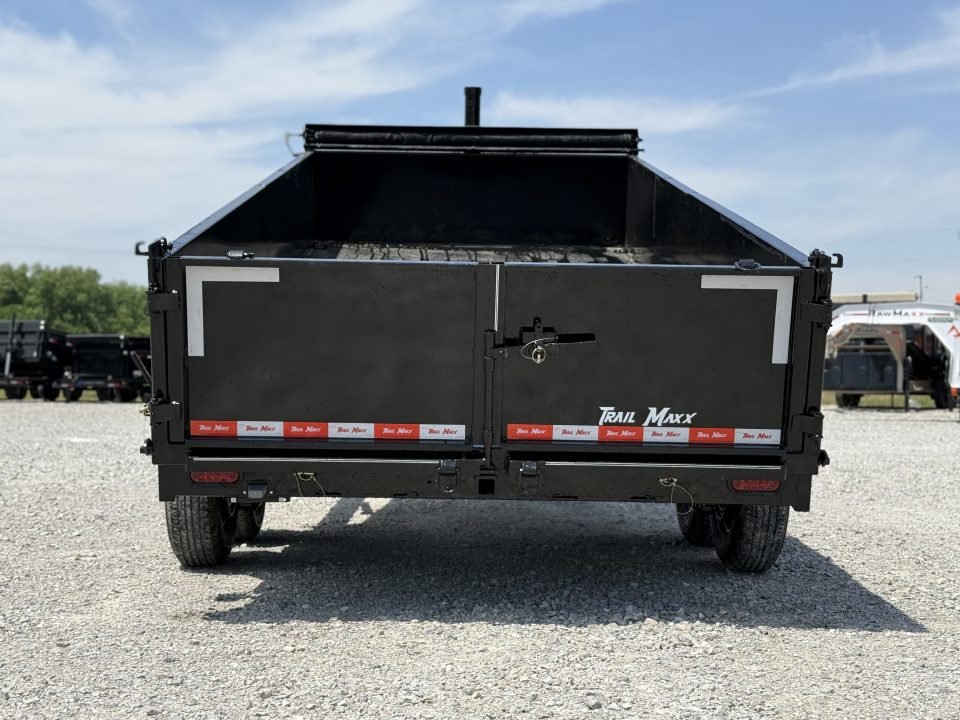 2026 Trail Maxx 83X16X2 GOOSENECK TELESCOPIC W/REAR STABILIZER JACKS 14K GVWR Dump Trailer
