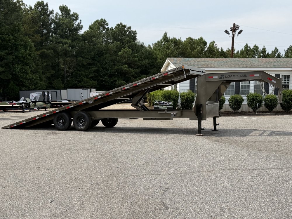 2027 Load Trail GE 102X28 GOOSENECK FULL TILT W/14 PLYS AND TUFF WIRELESS REMOTE 14K GVWR Tilt Trail