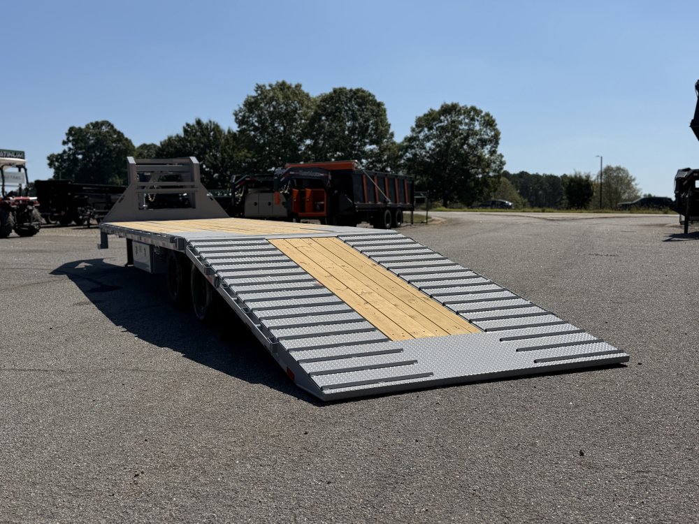 2027 Load Trail GL 102X34 25.9K 12' HYDRUALIC DOVETAIL 14PLY TIRES 4 BUTTON WIRELESS Flatbed Trailer