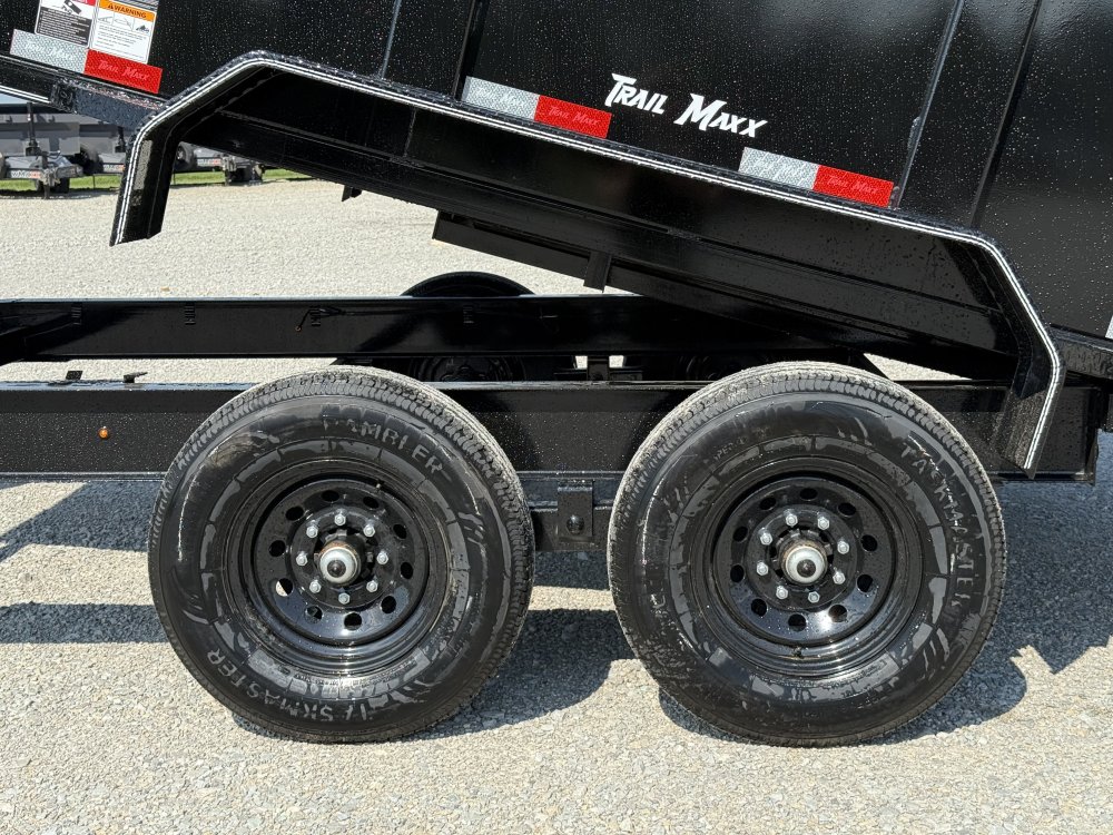 2026 Trail Maxx 83X14X3 HIGH SIDE TELESCOPIC W/REAR STABILIZER JACKS 14K GVWR Dump Trailer