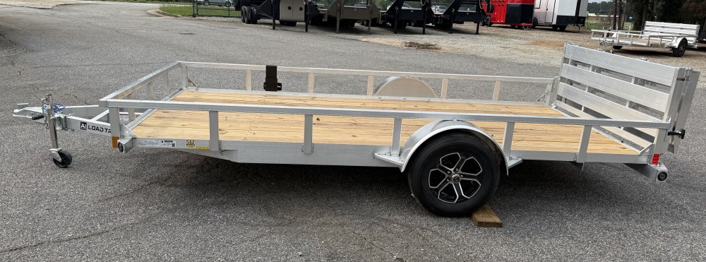 2027 Load Trail UA 77X14 SA / ALUMINUM FRAME / 55" BI-FOLD TAILGATE / ALUMINUM WHEELS Utility Traile