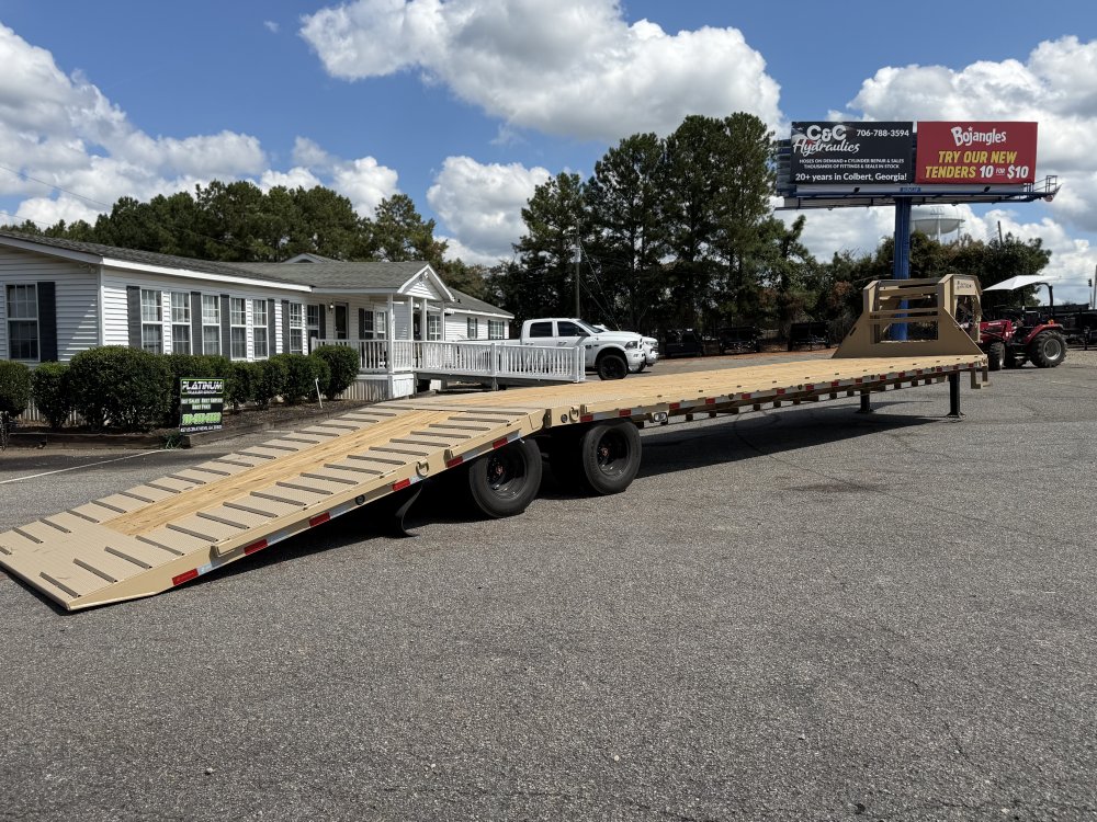 2027 Load Trail GL 102X40 25900 GVWR UNDER FRAME BRIDGE AND PIPE BRIDGE HYDRAULIC DOVETAIL Trailer