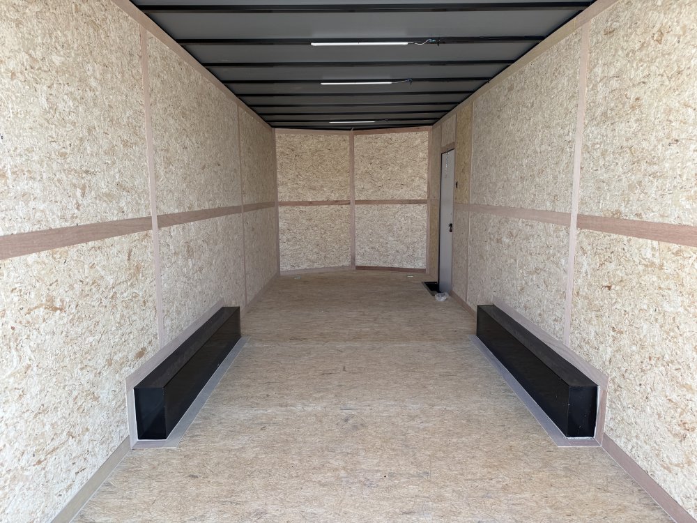 2027 SAWYER 8.5X24X7'6" W/6K TORSION AXLES, ONE PIECE THERMOPLY ROOF, SCREWLESS EXTERIOR, AND REAR S
