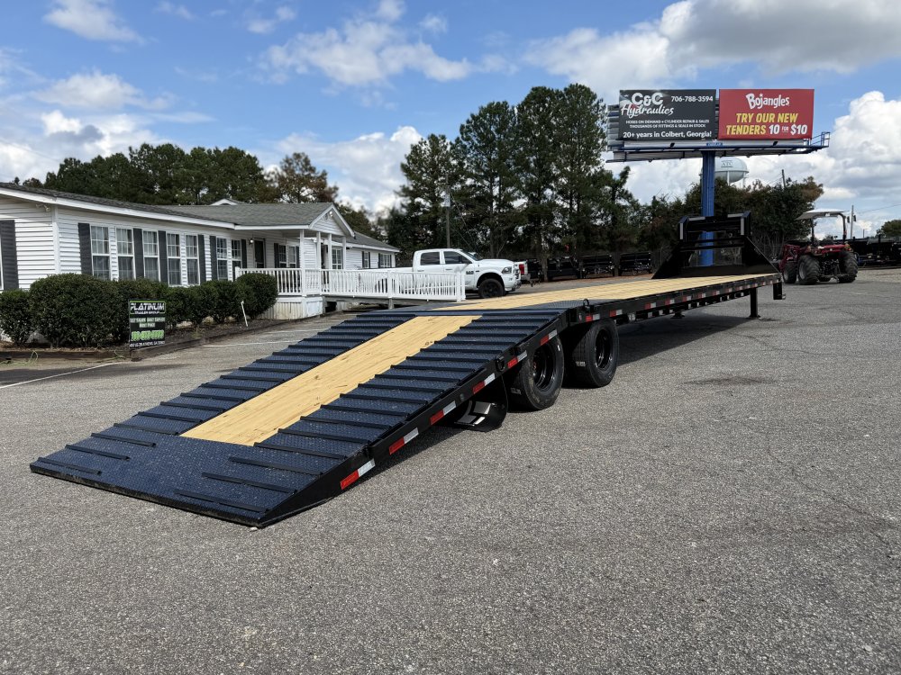 2027 Load Trail GL 102X40 25900 GVWR UNDER FRAME BRIDGE AND PIPE BRIDGE HYDRAULIC DOVETAIL Trailer