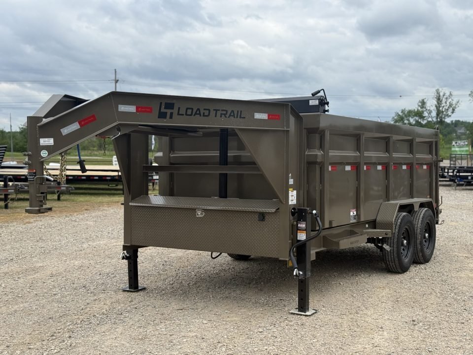 2026 Load Trail 83X14 DG Dump Trailer / 14 PLY TIRES / HIGHSIDE / 7 GAUGE FLOOR / TELESCOPIC / REAR 