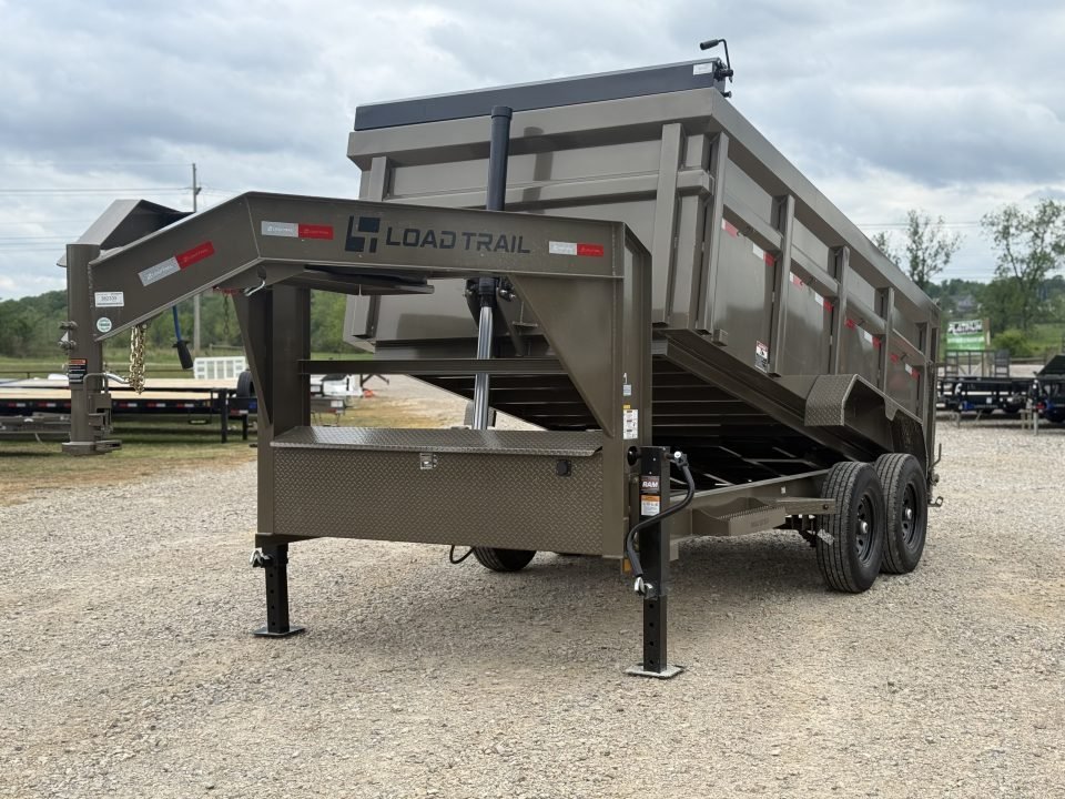 2026 Load Trail 83X14 DG Dump Trailer / 14 PLY TIRES / HIGHSIDE / 7 GAUGE FLOOR / TELESCOPIC / REAR 