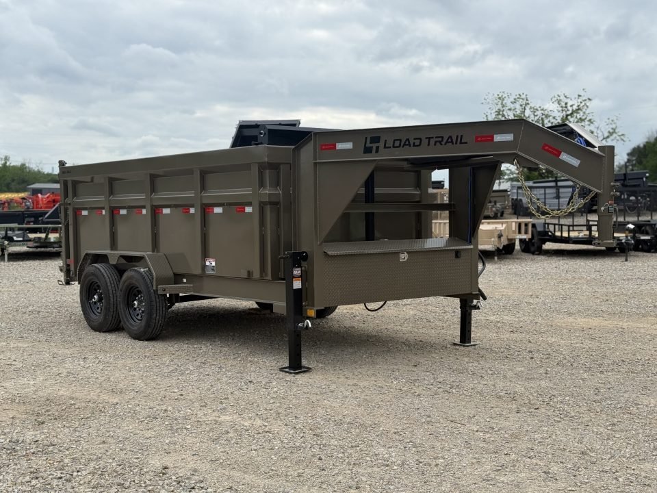 2026 Load Trail 83X14 DG Dump Trailer / 14 PLY TIRES / HIGHSIDE / 7 GAUGE FLOOR / TELESCOPIC / REAR 
