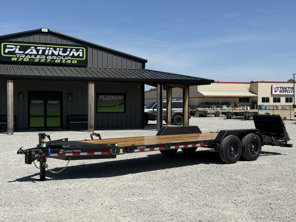 2026 Load Trail CB 83X22 I-BEAM W/MAX RAMPS, 14 PLYS, AND CHAIN TIE DOWNS 14K GVWR Equipment Trailer