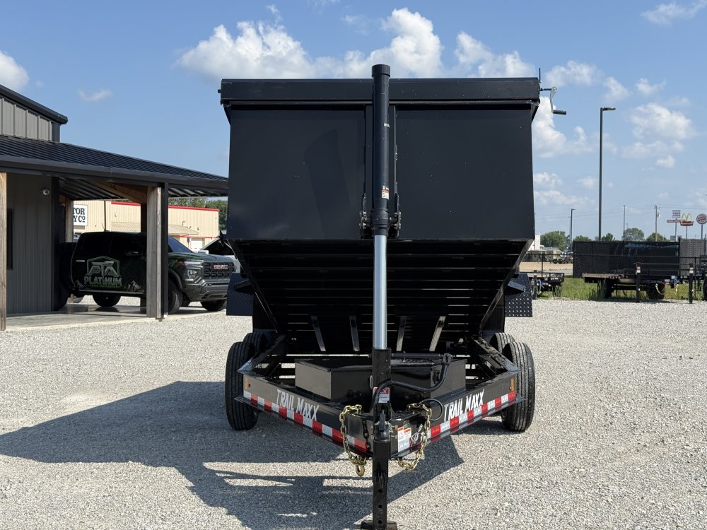 2026 Trail Maxx 83X14X3 HIGH SIDE TELESCOPIC W/REAR STABILIZER JACKS 14K GVWR Dump Trailer