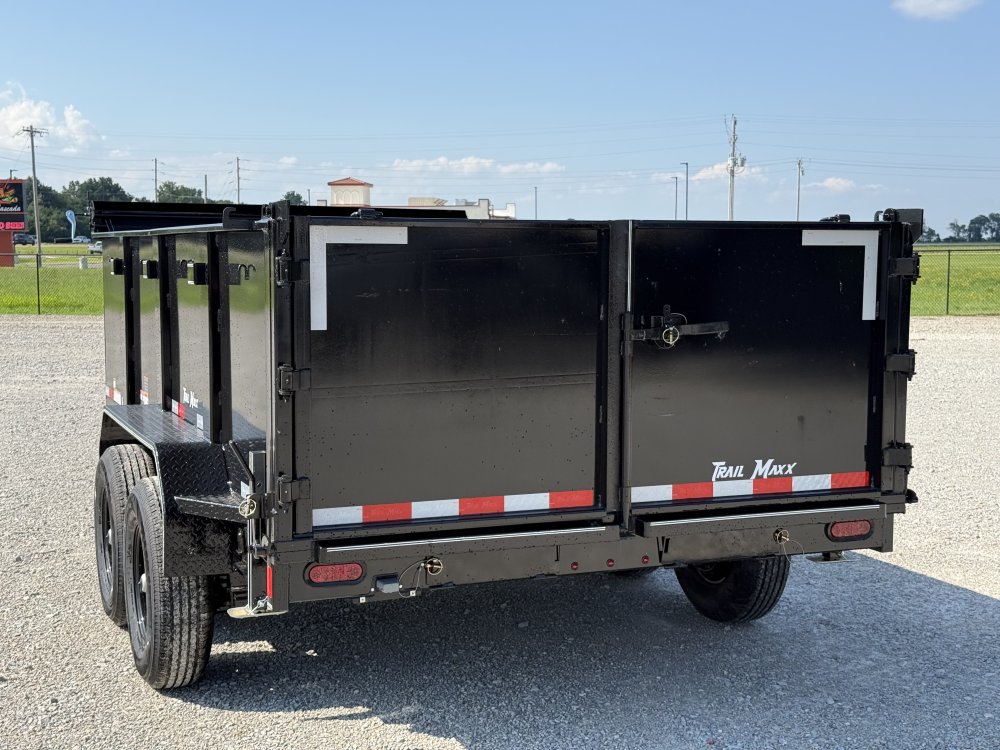 2026 Trail Maxx 83X14X3 HIGH SIDE TELESCOPIC W/REAR STABILIZER JACKS 14K GVWR Dump Trailer