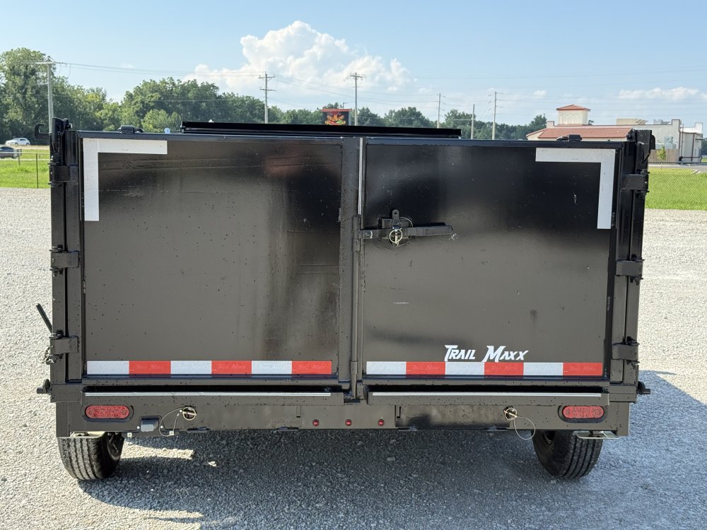 2026 Trail Maxx 83X14X3 HIGH SIDE TELESCOPIC W/REAR STABILIZER JACKS 14K GVWR Dump Trailer