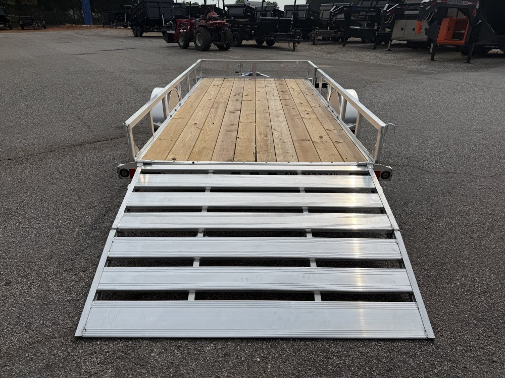 2027 Load Trail UA 77X14 SA / ALUMINUM FRAME / 55" BI-FOLD TAILGATE / ALUMINUM WHEELS Utility Traile