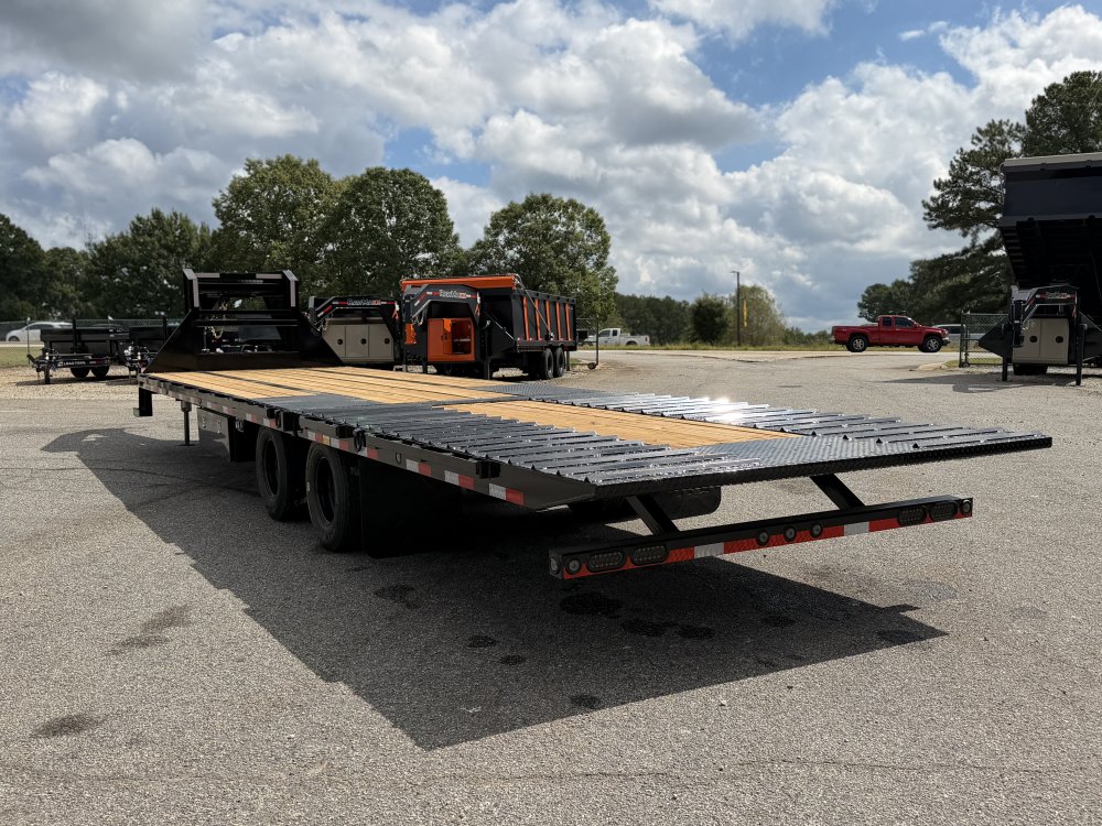 2027 Load Trail GL 102X32 25.9K 12' HYDRUALIC DOVETAIL 14PLY TIRES 4 BUTTON WIRELESS Flatbed Trailer