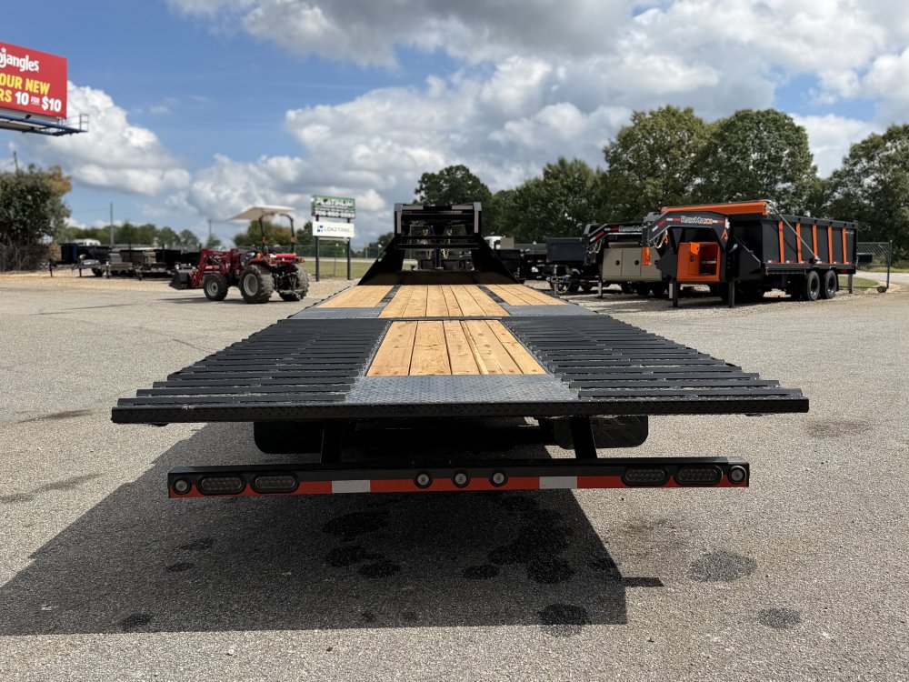 2027 Load Trail GL 102X32 25.9K 12' HYDRUALIC DOVETAIL 14PLY TIRES 4 BUTTON WIRELESS Flatbed Trailer