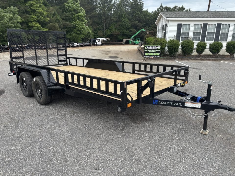 2026 Load Trail UT 83X16 4' FOLD GATE SIDE RAIL RAMPS 7000K GVWR Utility Trailer