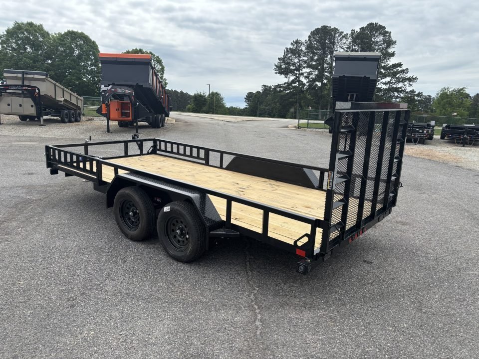 2026 Load Trail UT 83X16 4' FOLD GATE SIDE RAIL RAMPS 7000K GVWR Utility Trailer