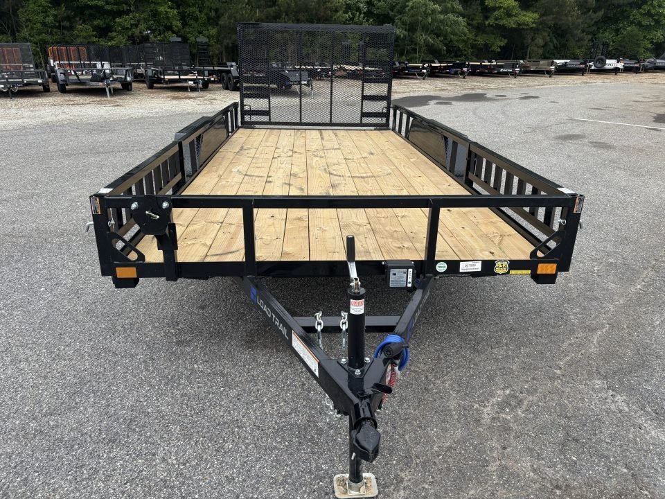2026 Load Trail UT 83X16 4' FOLD GATE SIDE RAIL RAMPS 7000K GVWR Utility Trailer