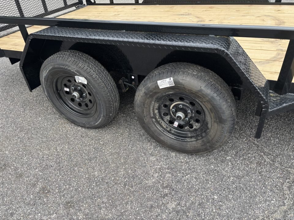 2026 Load Trail UT 83X16 4' FOLD GATE SIDE RAIL RAMPS 7000K GVWR Utility Trailer