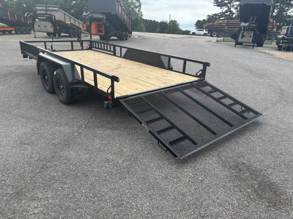 2026 Load Trail UT 83X16 4' FOLD GATE SIDE RAIL RAMPS 7000K GVWR Utility Trailer