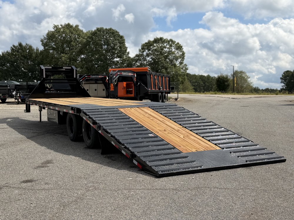 2027 Load Trail GL 102X32 25.9K 12' HYDRUALIC DOVETAIL 14PLY TIRES 4 BUTTON WIRELESS Flatbed Trailer