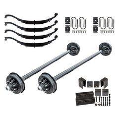 7000 lb TK Tandem Axle HD Kit - 14K Capacity (Axle Series) - Axle Kit / Custom