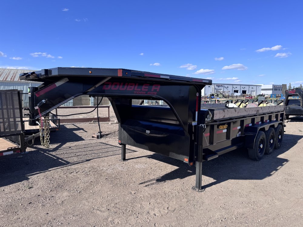 2026 Double A GLP217-18 Dump Trailer 7x18
