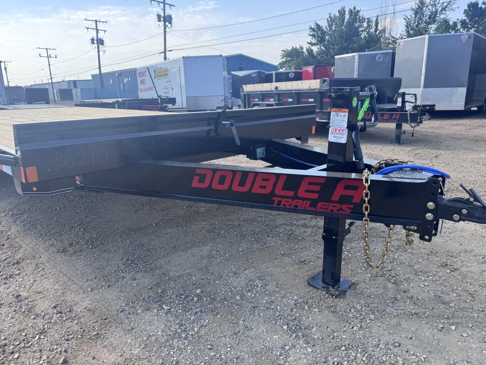 2027 Double A HB148-24, Deck Over trailer, full ramps