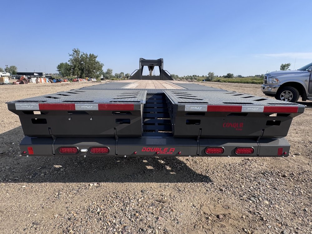 2027 Double A GHB208-30 - Gooseneck Trailer - Full Ramps