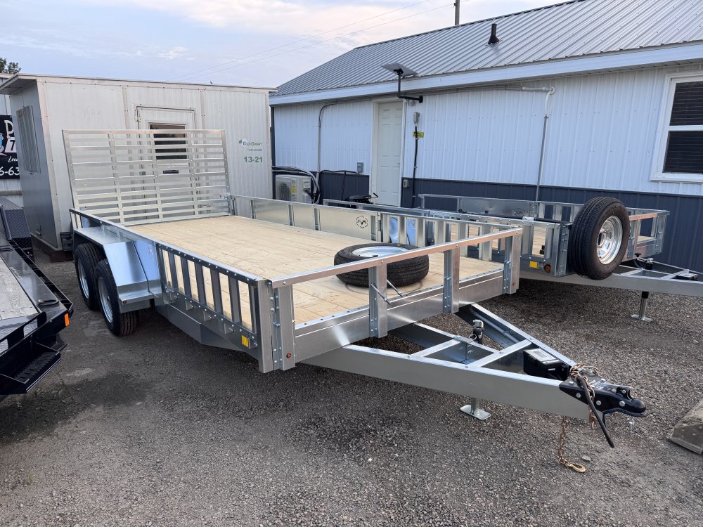 2027 Metal Valley Mfg. 7x14 Galvanized ATV /Utility Trailer