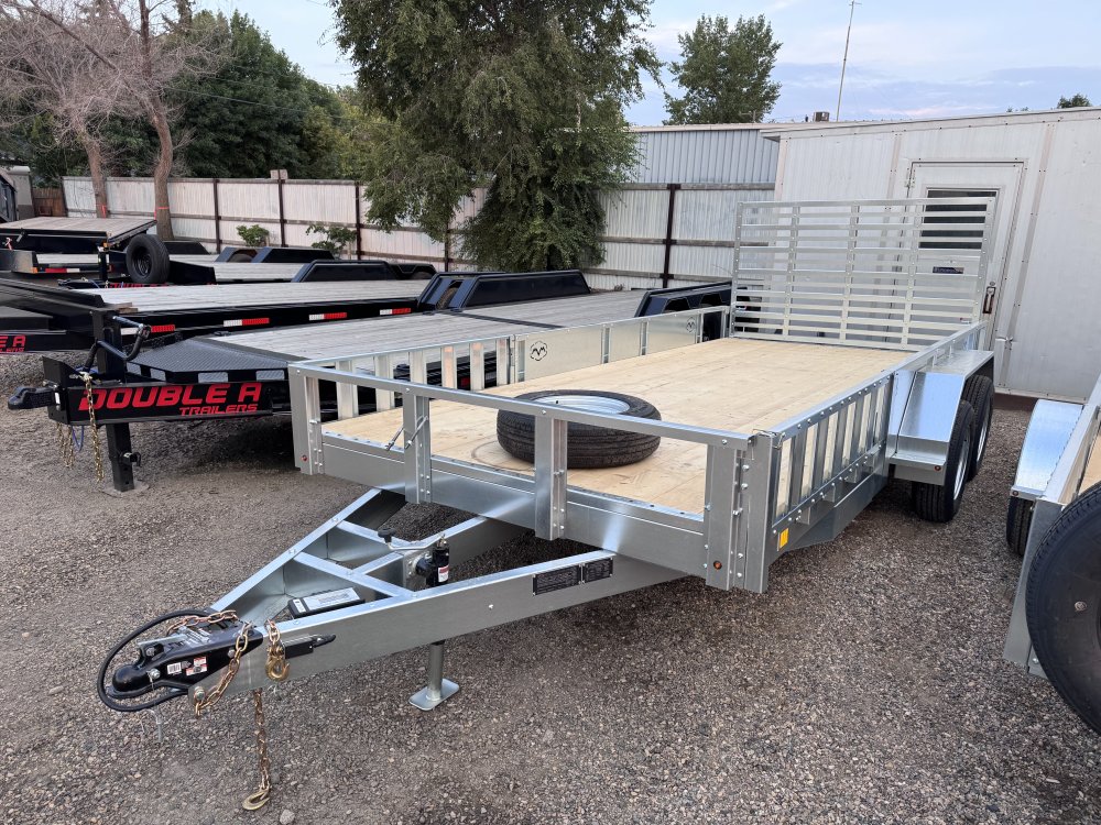 2027 Metal Valley Mfg. 7x16 Galvanized ATV /Utility Trailer